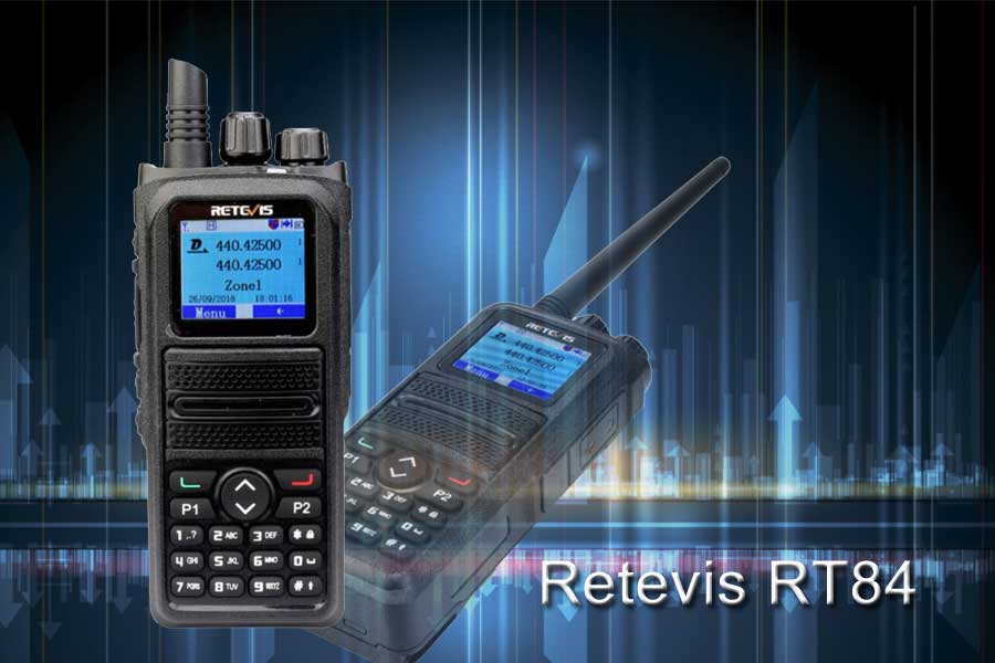 RT84 Dual Band DMR Digital/Analog Walkie Talkie